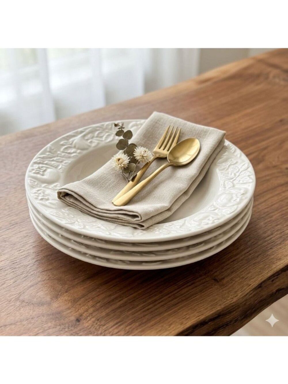 Vintage Over and Back Italy White Ceramic Pasta Soup Bowls Embossed Fruit Set of - Picture 1 of 12
